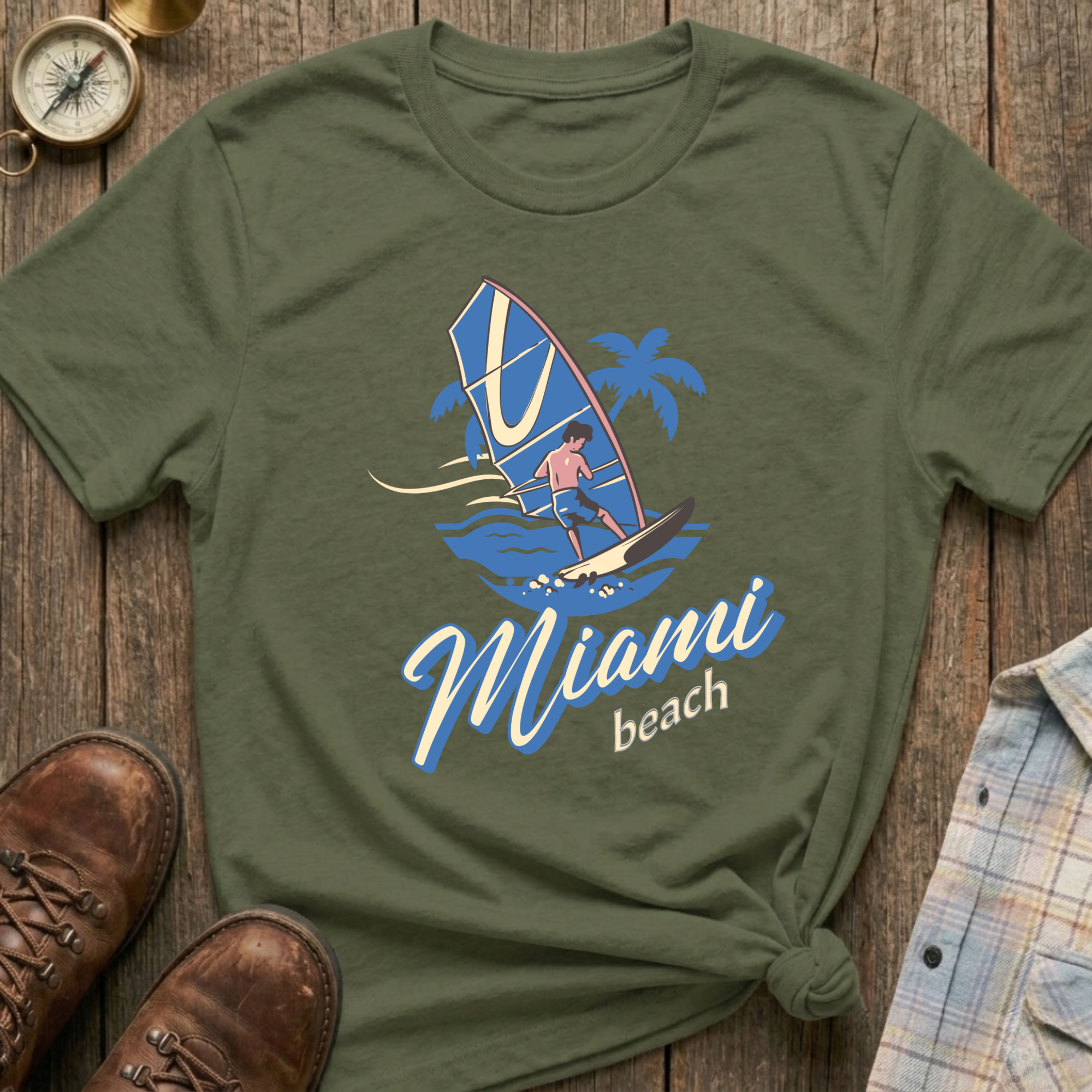 Miami Windsurfing T-Shirt