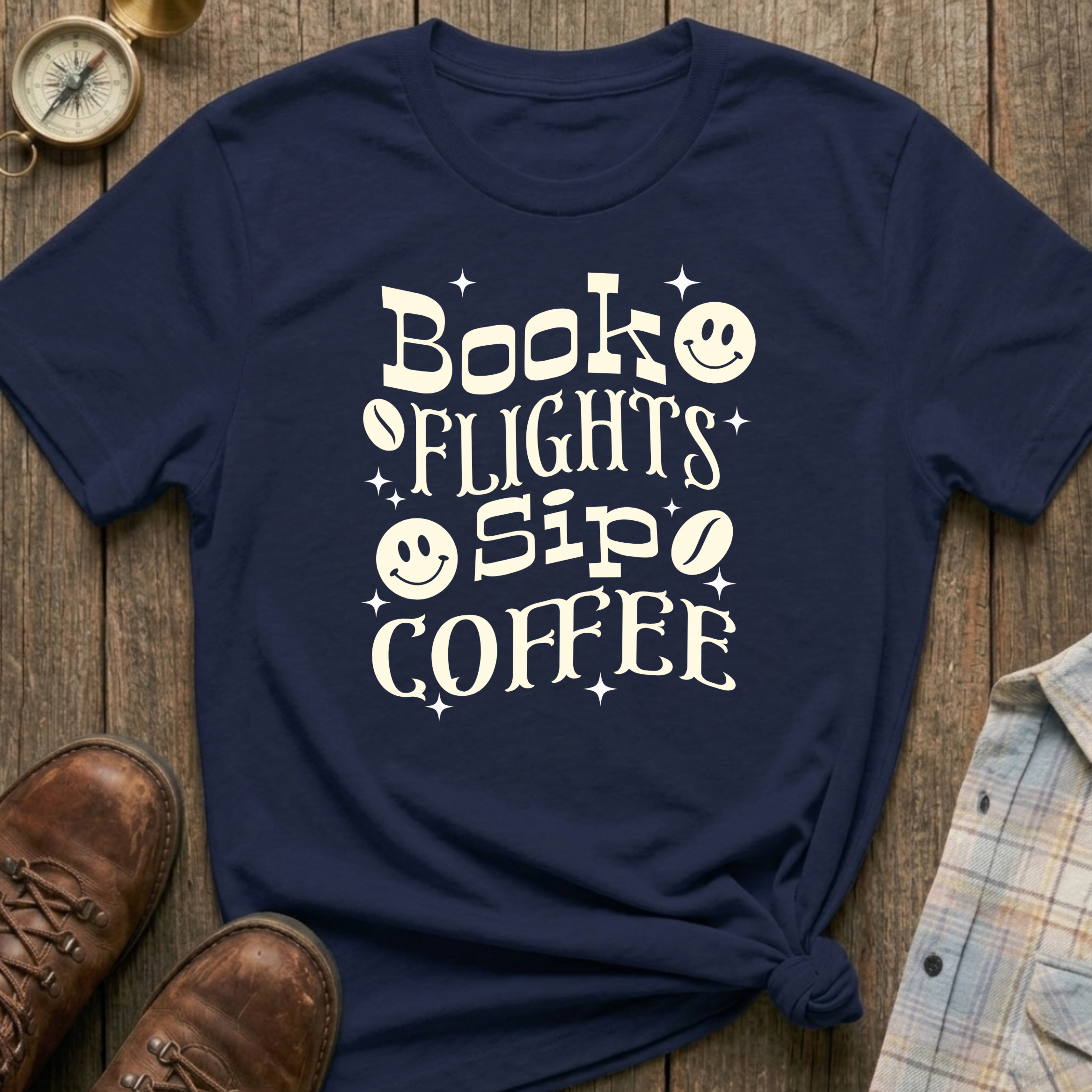 Book Flights T‑Shirt