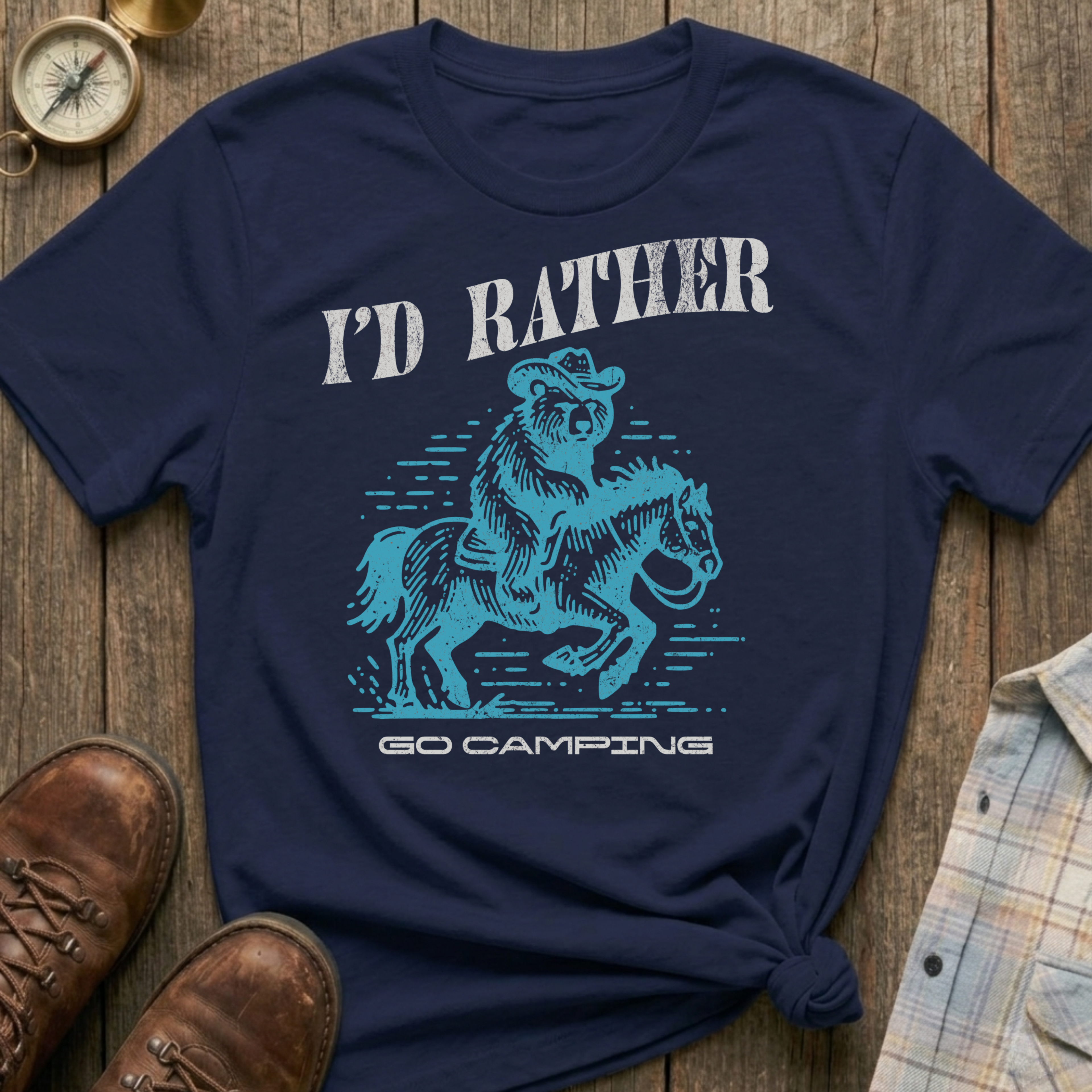 Rather Go Camping T-Shirt