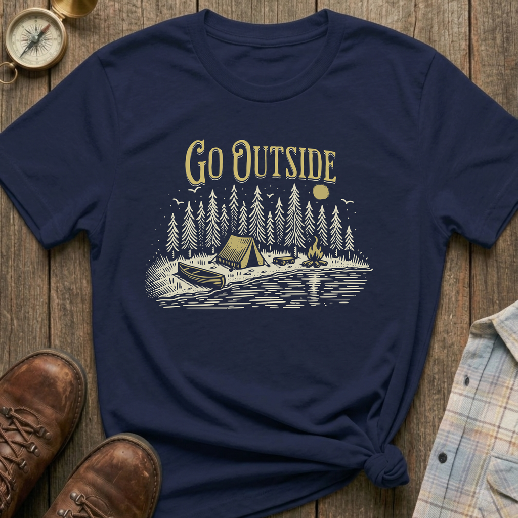 Go Outside Camping T-Shirt