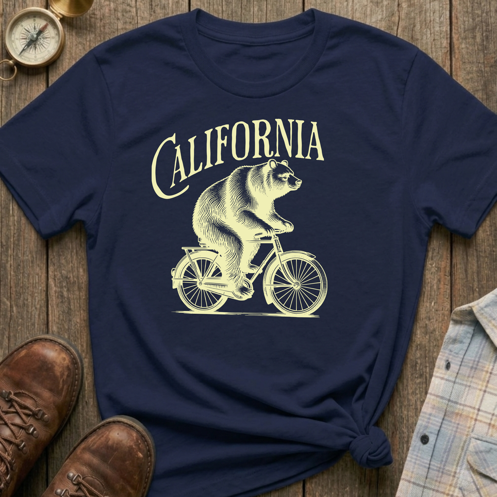 California Bear Graphic T‑Shirt