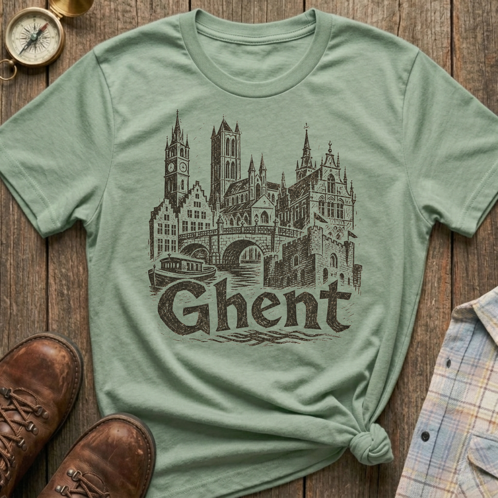 Ghent Sketch T‑Shirt