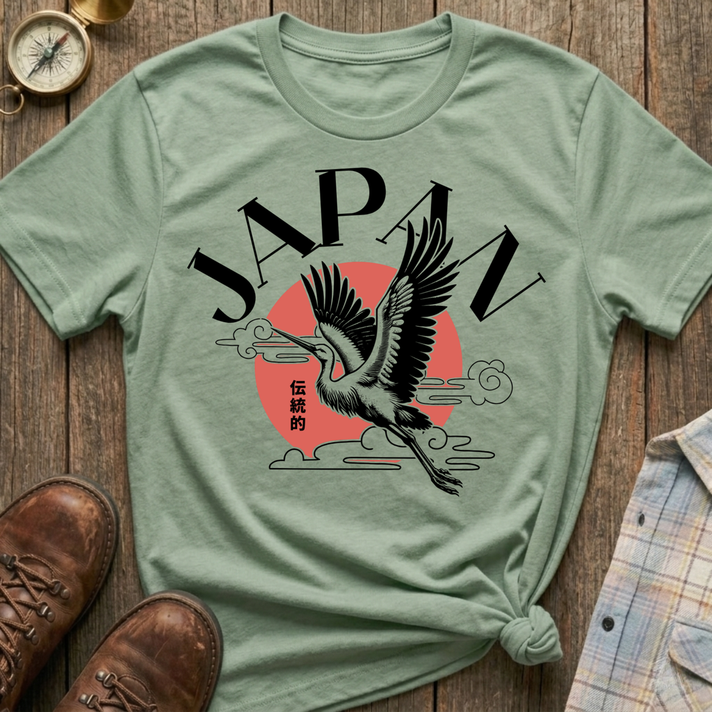 Japan Crane T-Shirt
