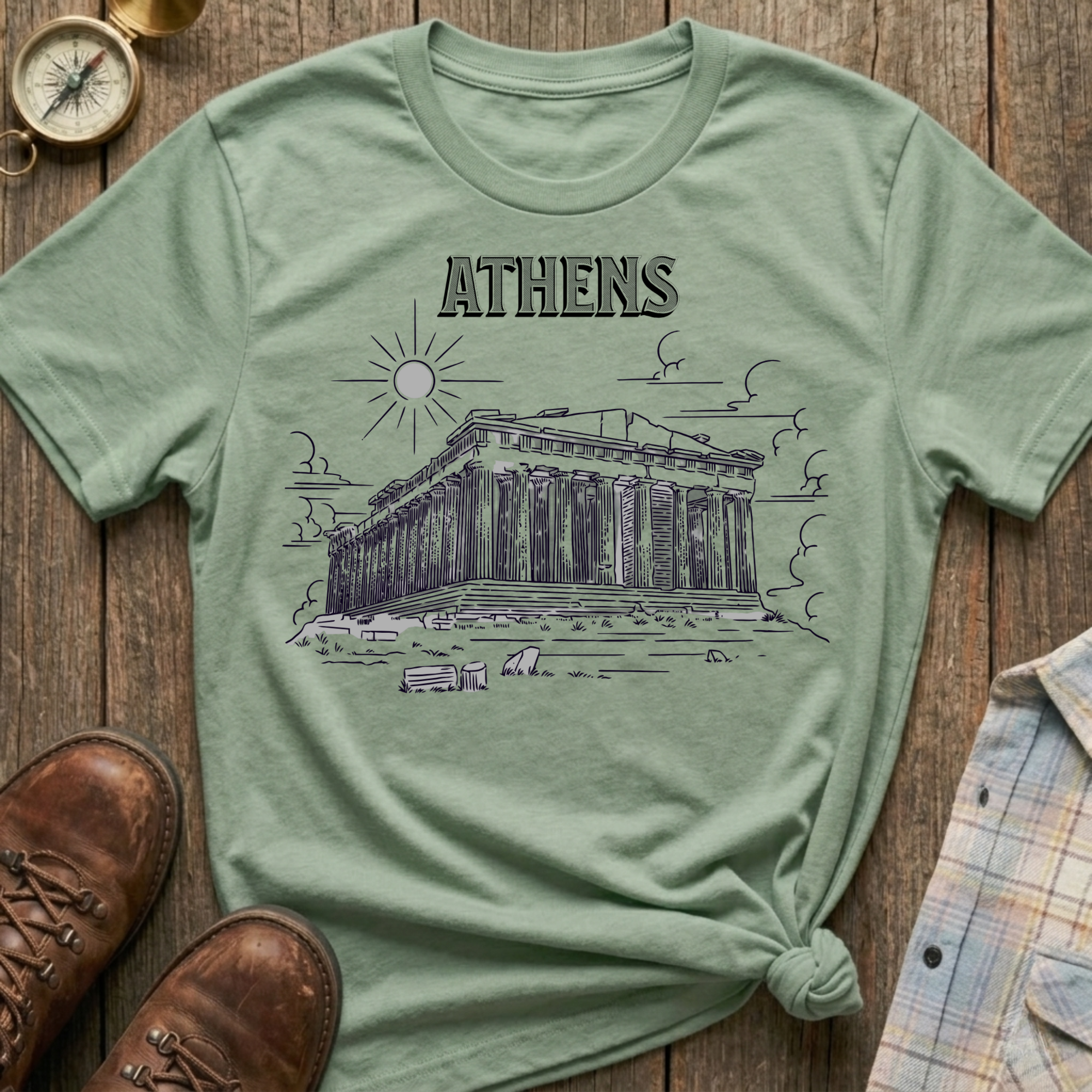 Athens Sketch T-Shirt