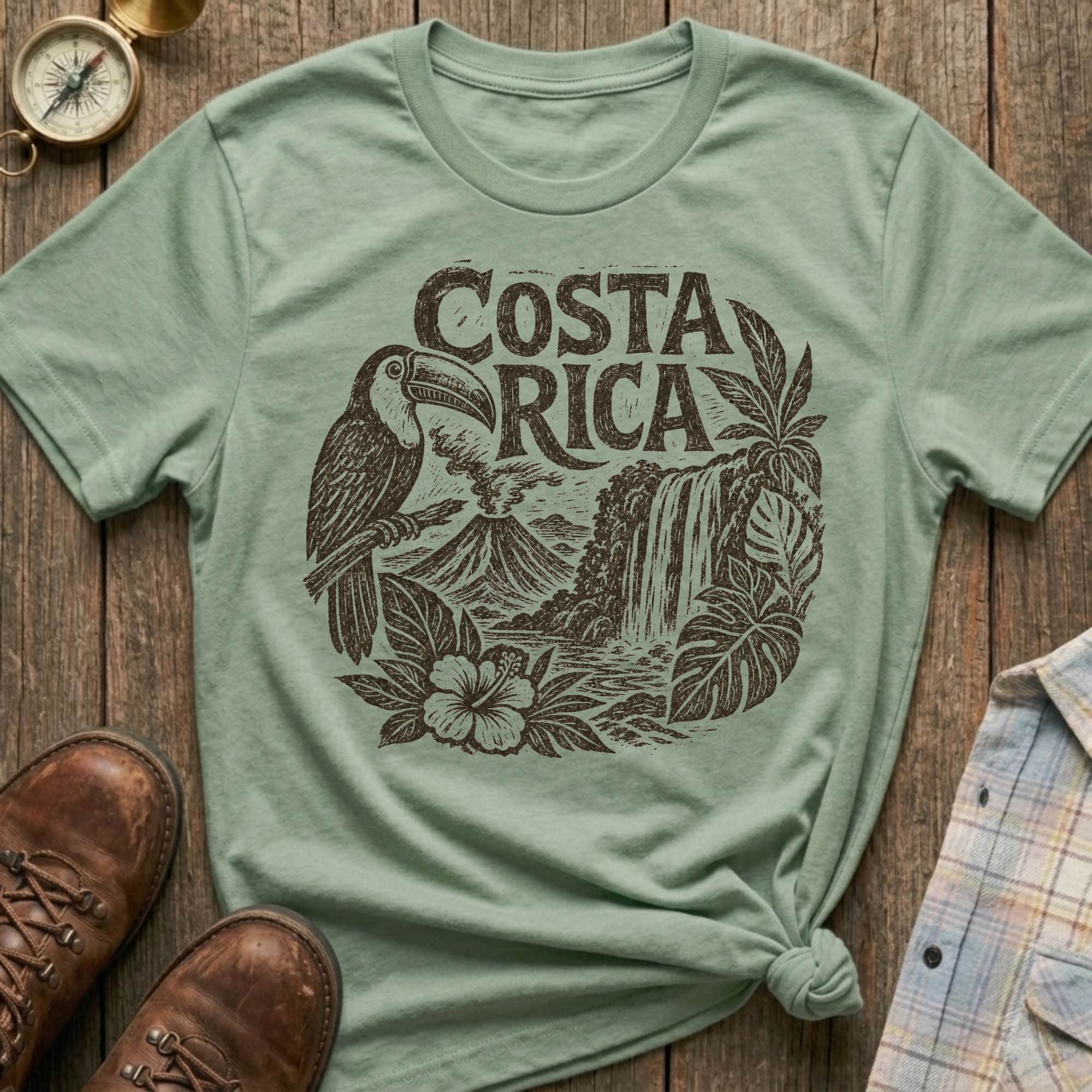 Costa Rica Sketch T-Shirt