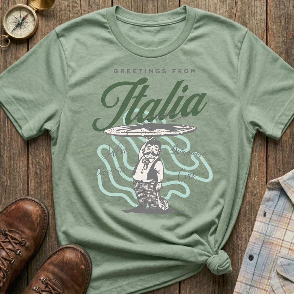 Italia Postcard T-Shirt