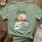 Aruba Flamingo T-Shirt
