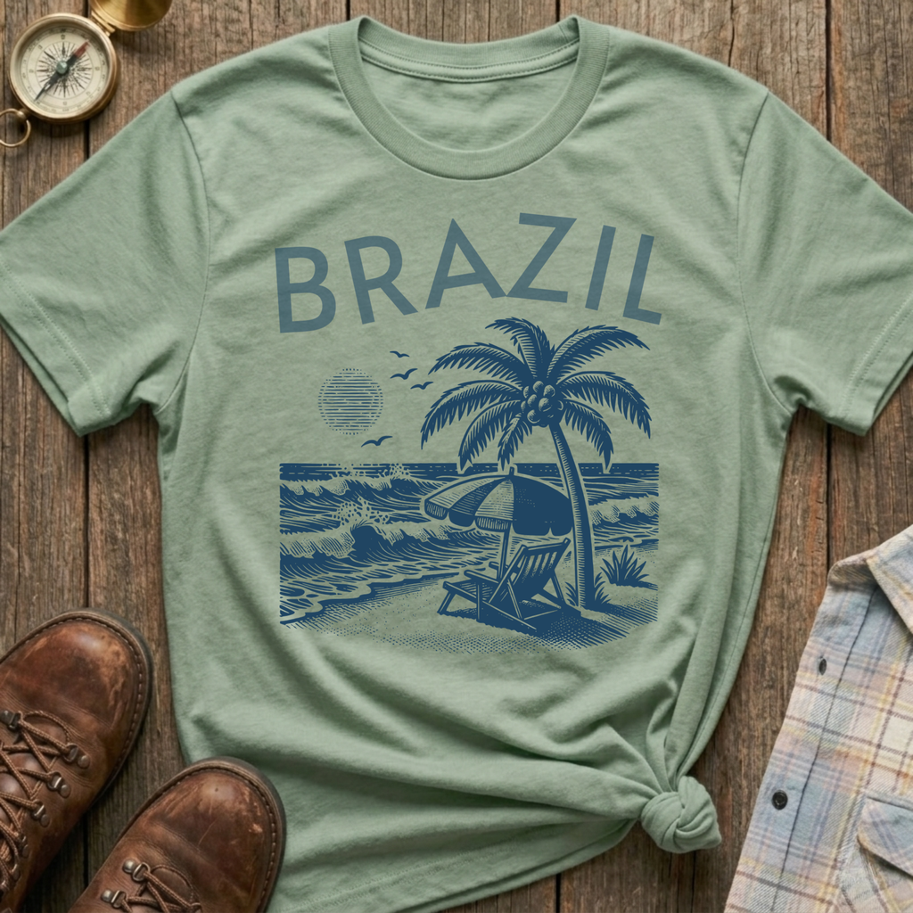 Brazil Beach T‑Shirt