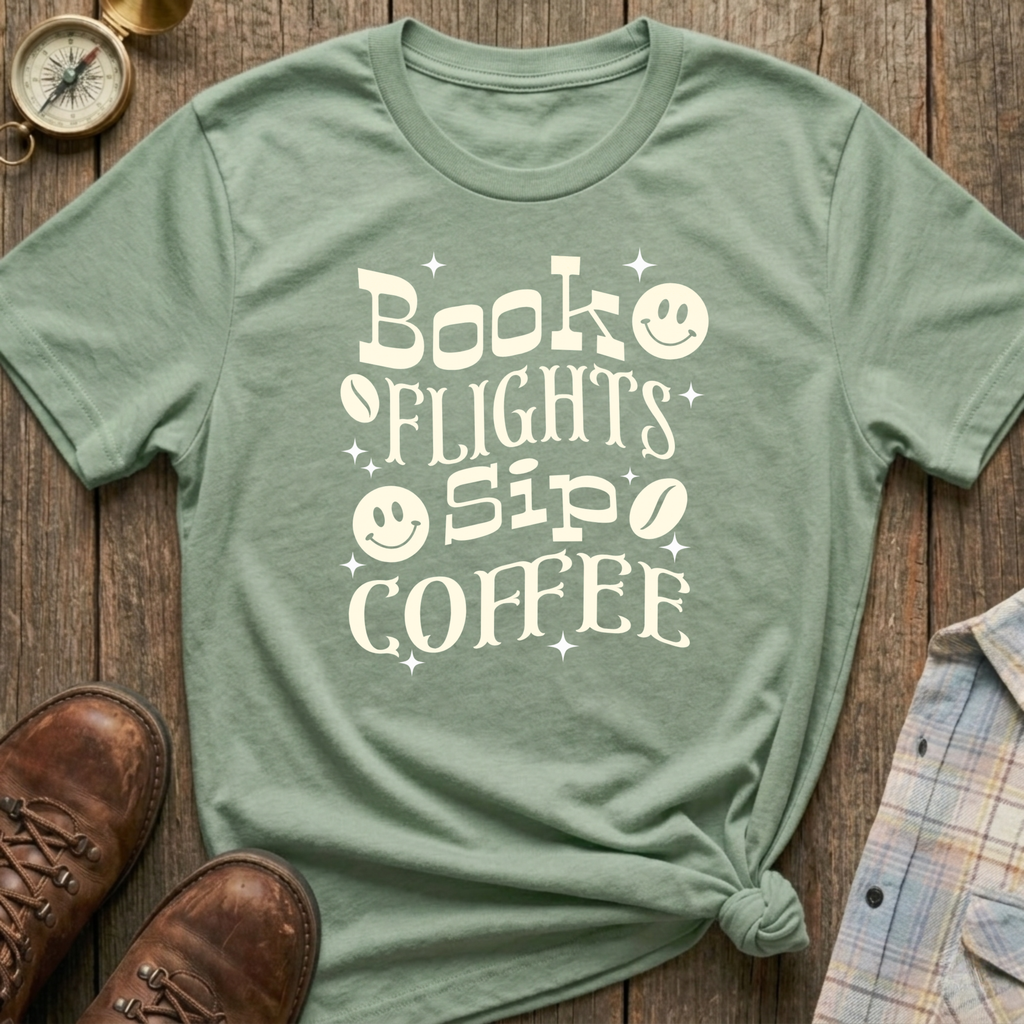 Book Flights T‑Shirt