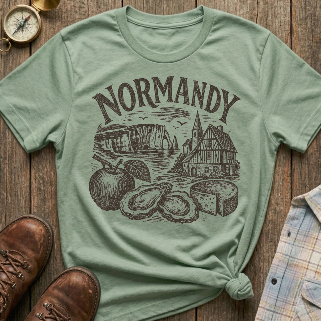 Normandy Sketch T-Shirt