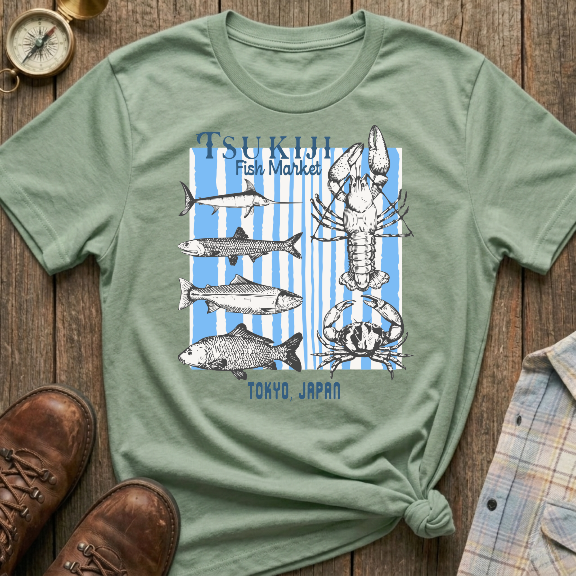 Tsukiji Graphic T-Shirt