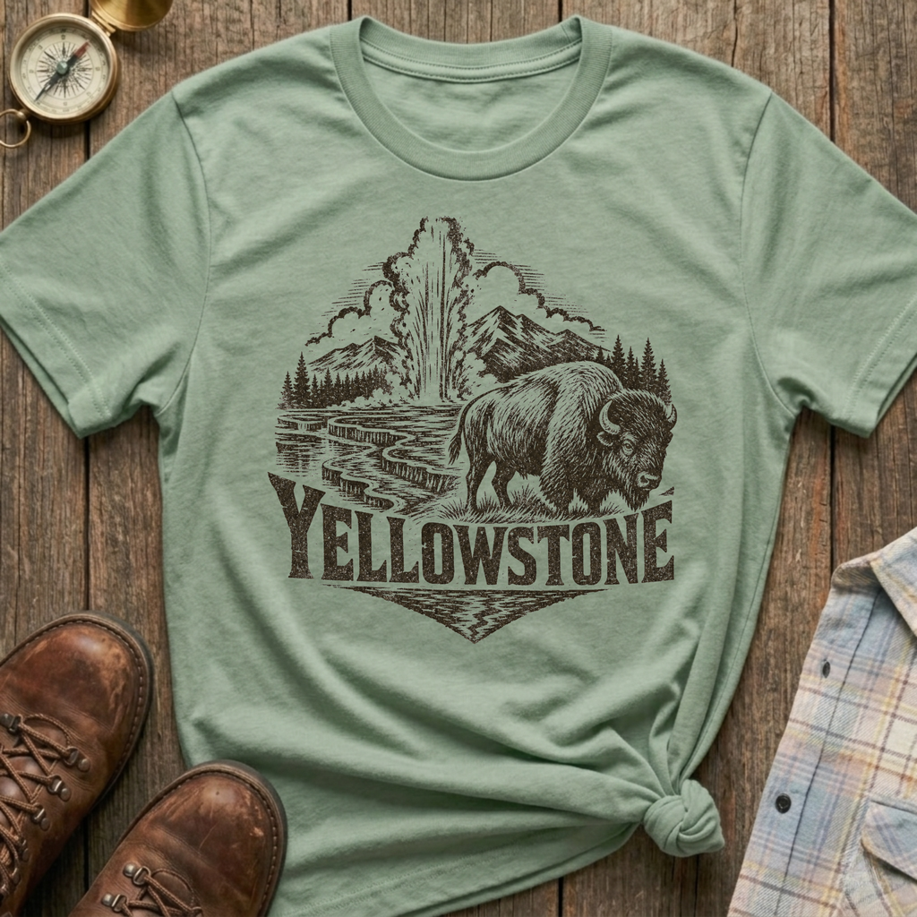 Yellowstone Sketch T-Shirt