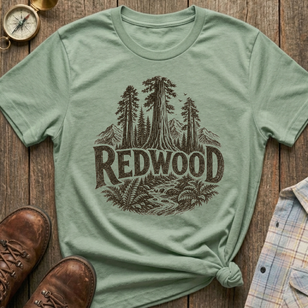 Redwood Sketch T‑Shirt