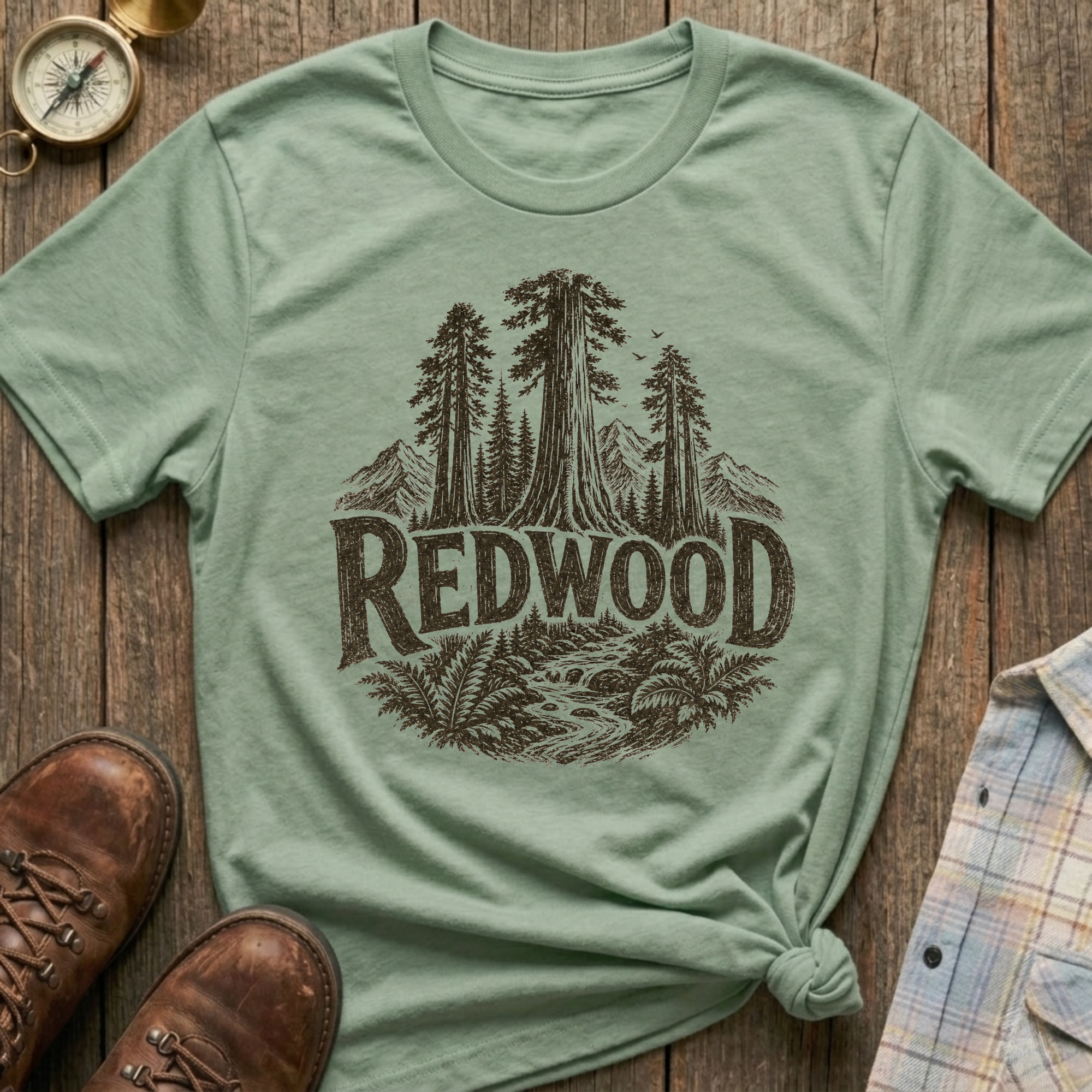 Redwood Sketch T‑Shirt
