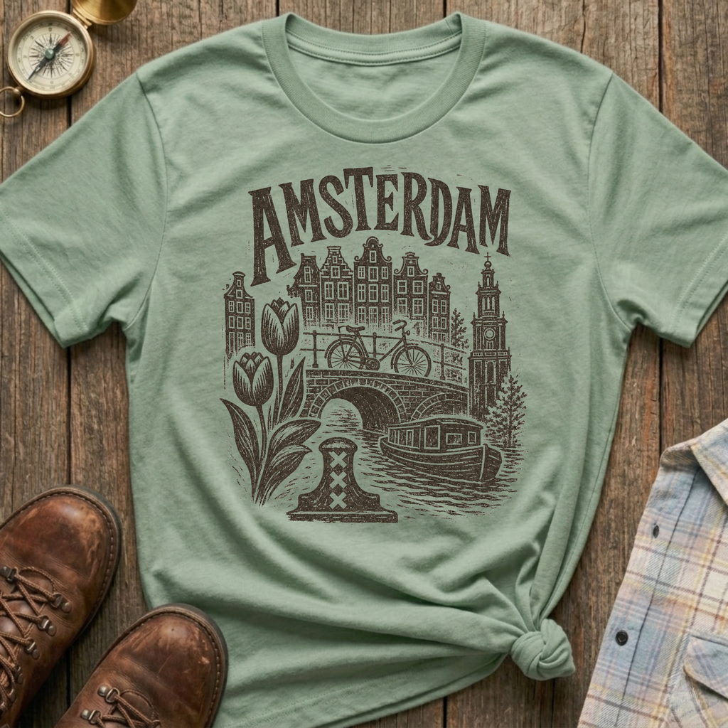 Amsterdam Sketch T-Shirt