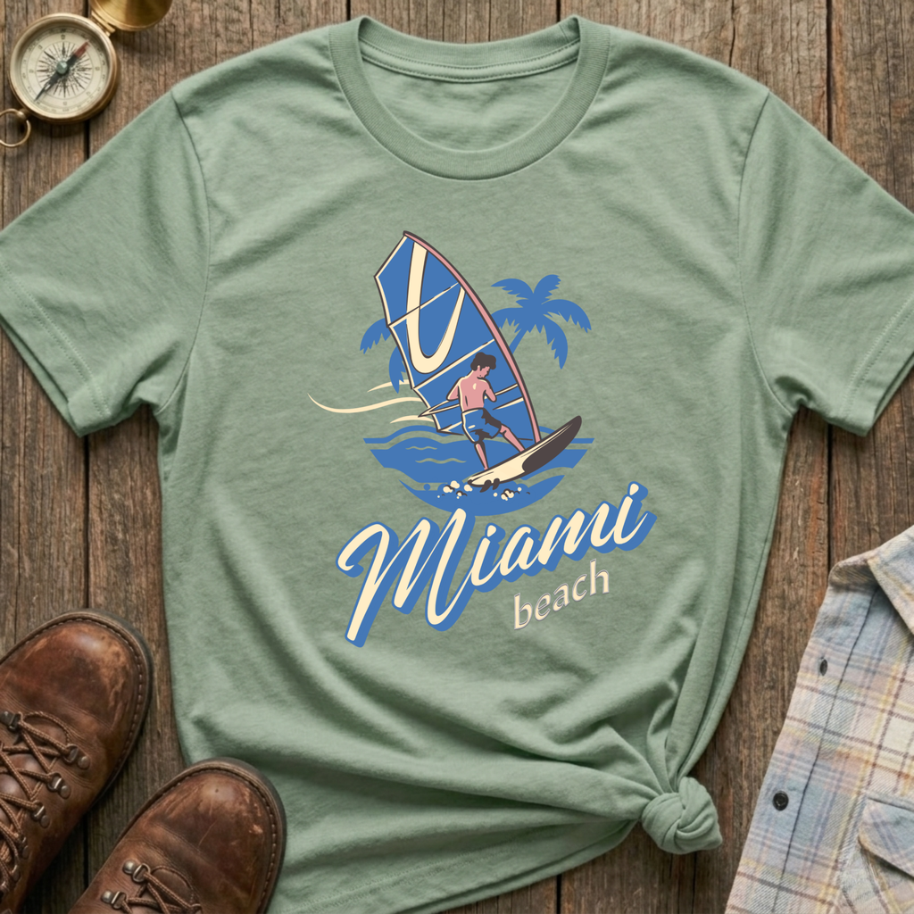 Miami Windsurfing T-Shirt