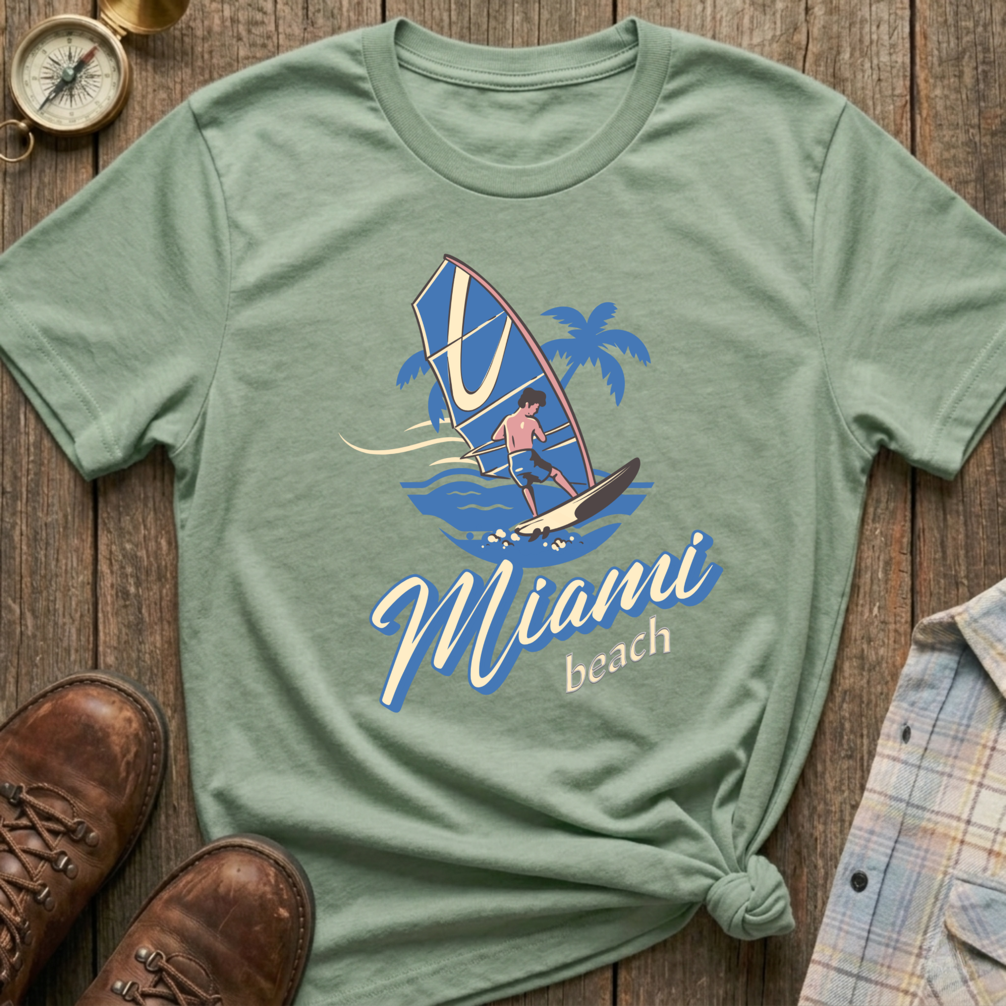 Miami Windsurfing T-Shirt