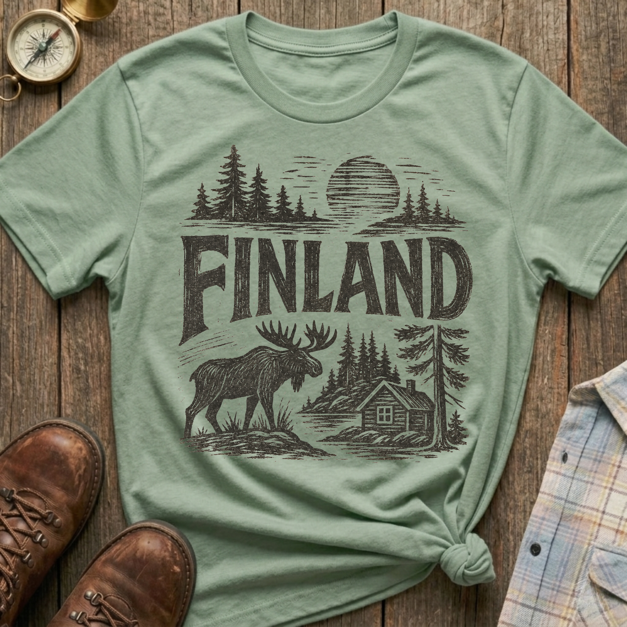 Finland Sketch T-Shirt