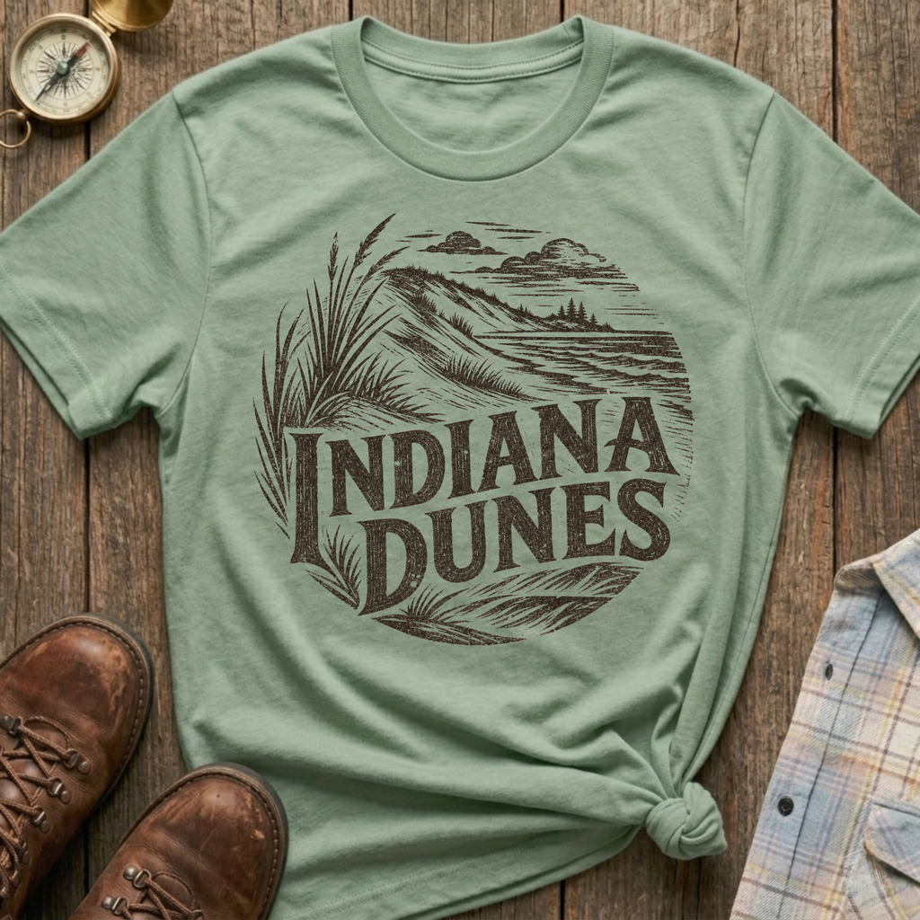 Indiana Dunes Sketch T-Shirt