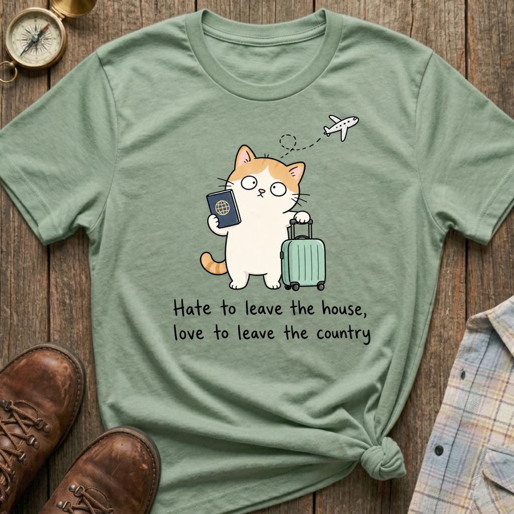 Cat Travel T-Shirt