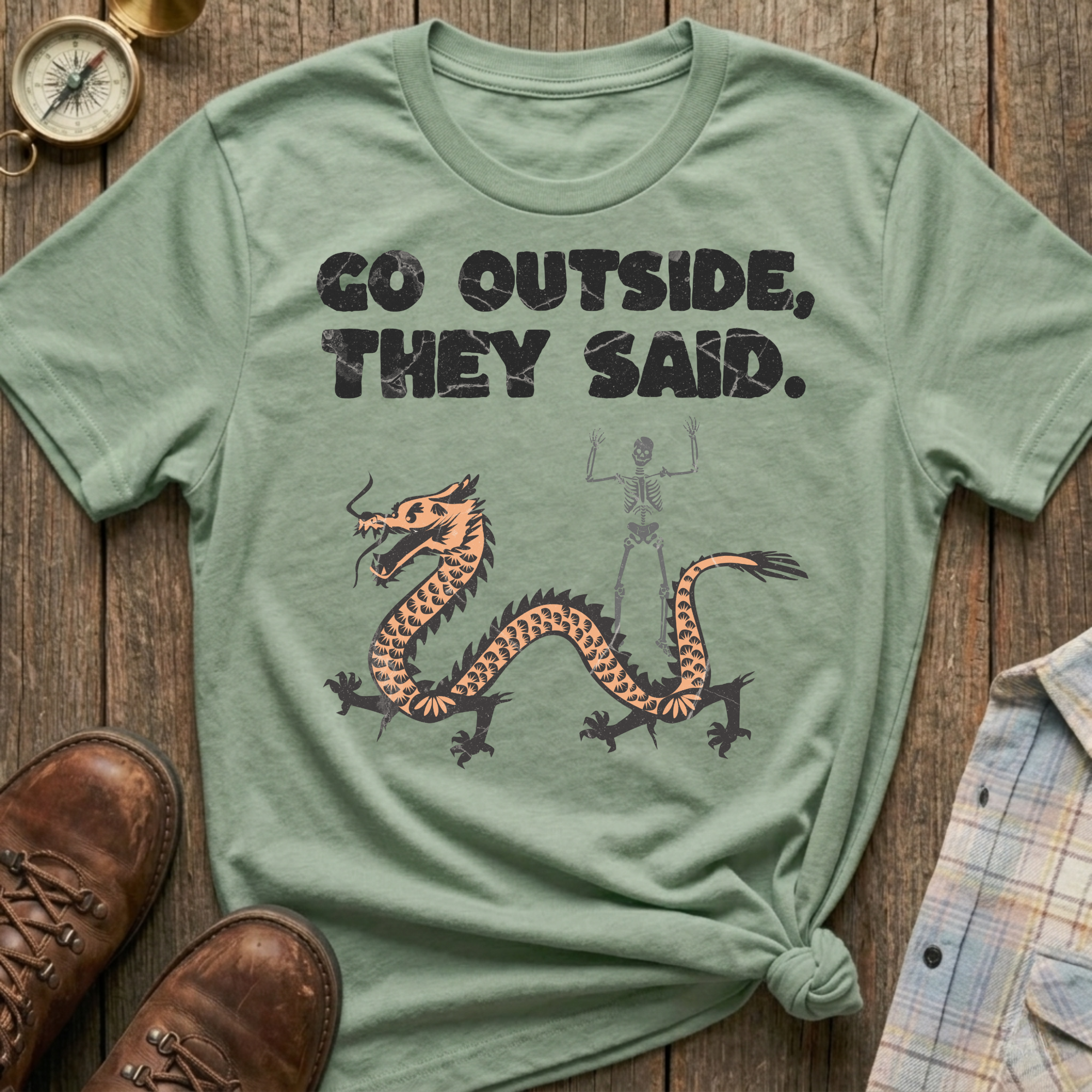 Dragon & Skeleton T-Shirt