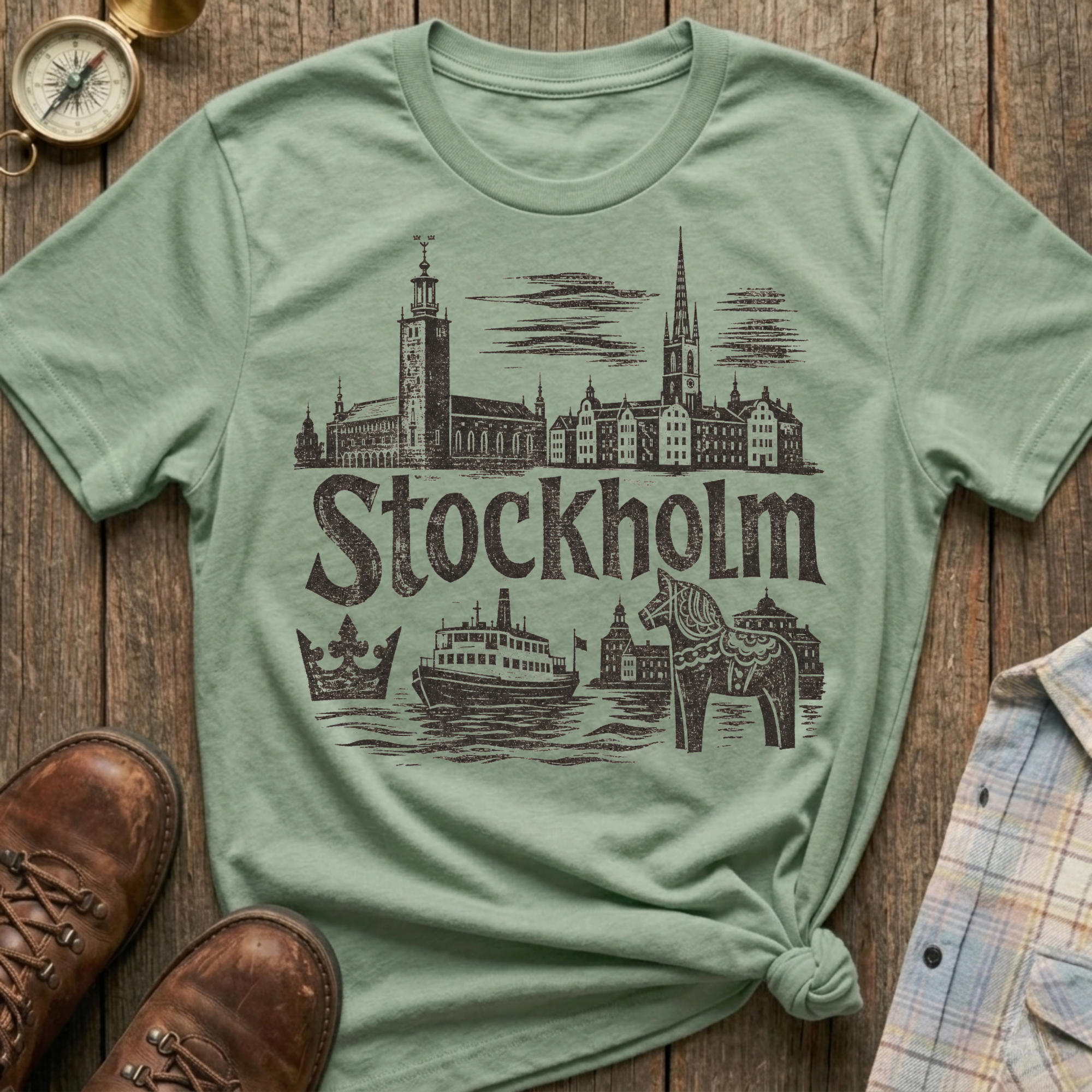 Stockholm Sketch T-Shirt