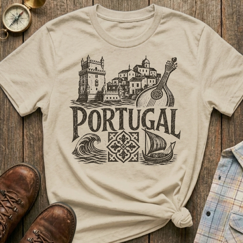Portugal Sketch T‑Shirt