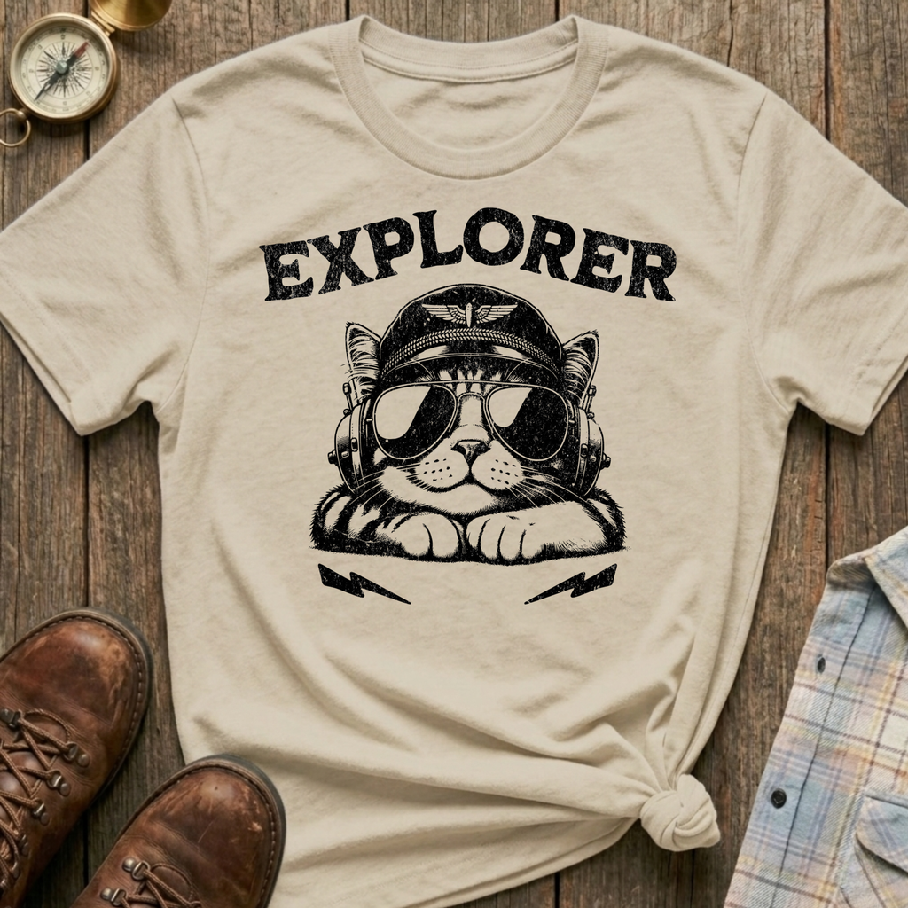 Explorer Cat T-Shirt