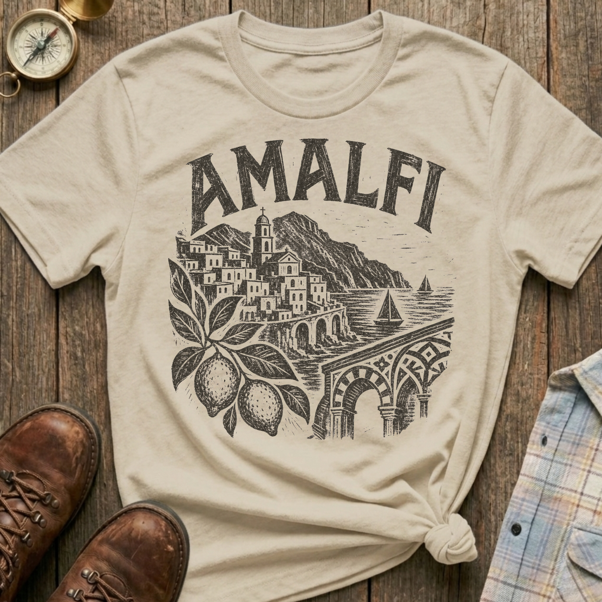 Amalfi Sketch T-Shirt