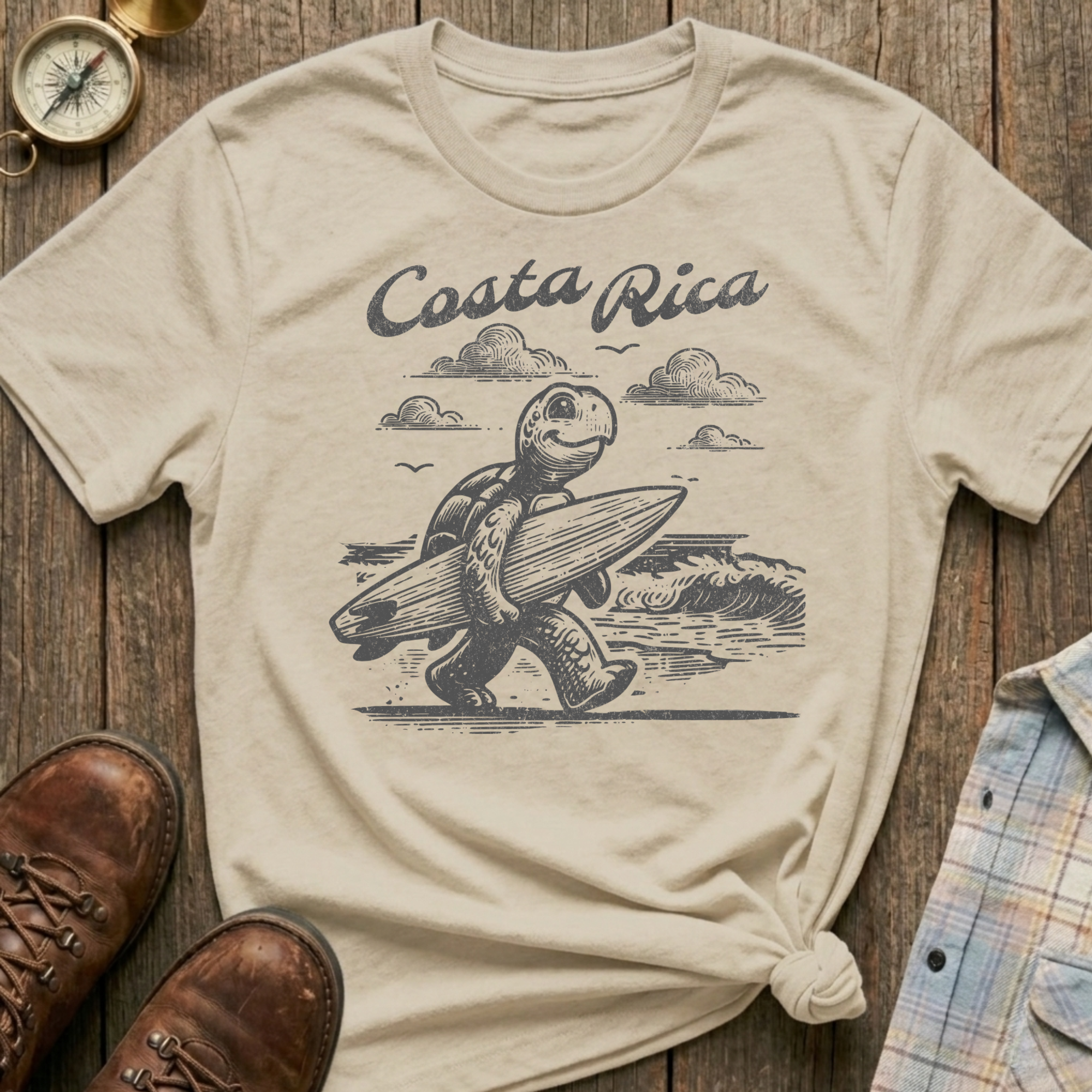 Costa Rica Turtle T-Shirt