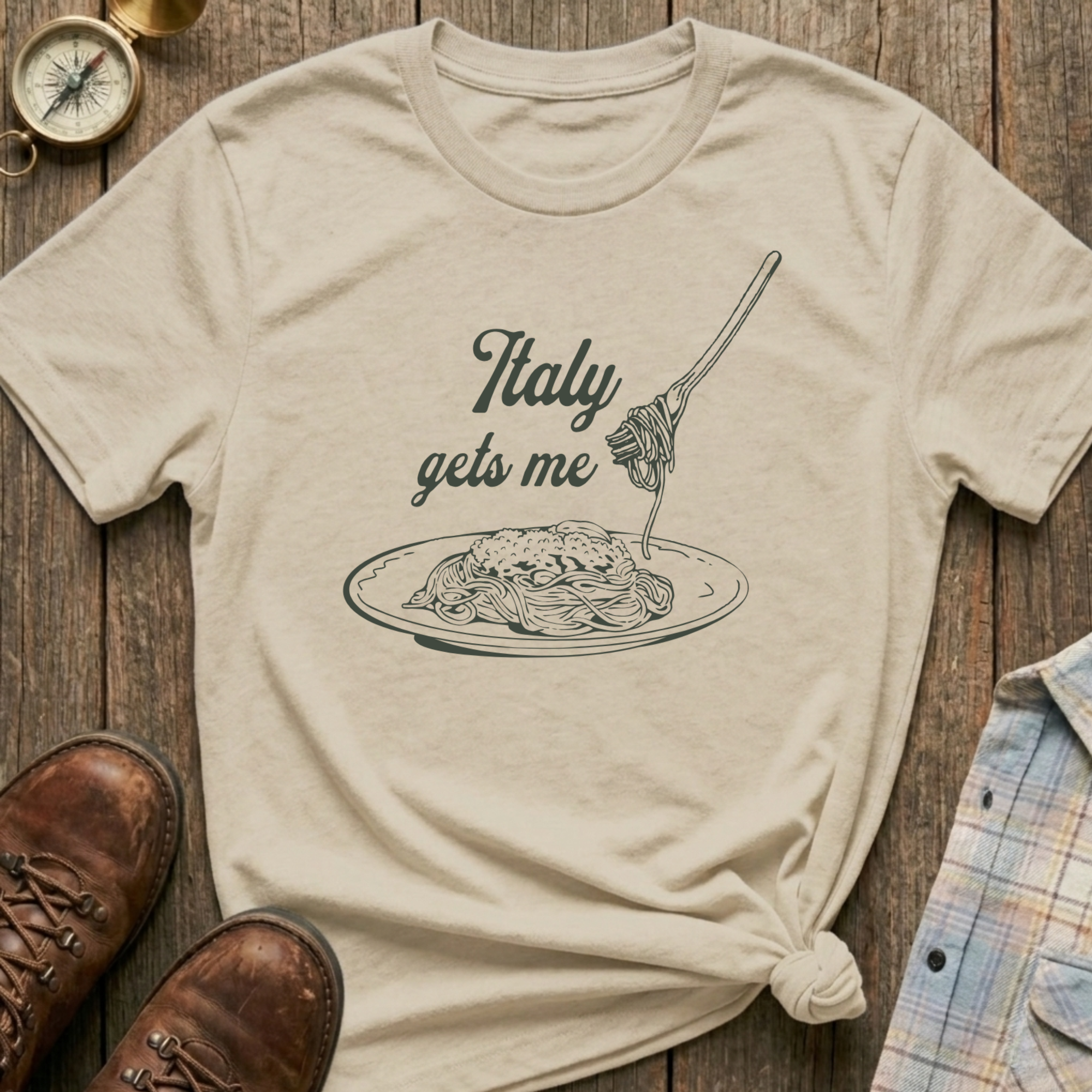 Italy Gets Me T-Shirt