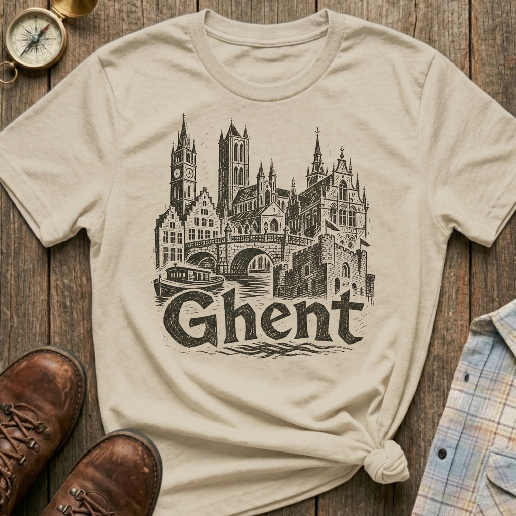 Ghent Sketch T‑Shirt
