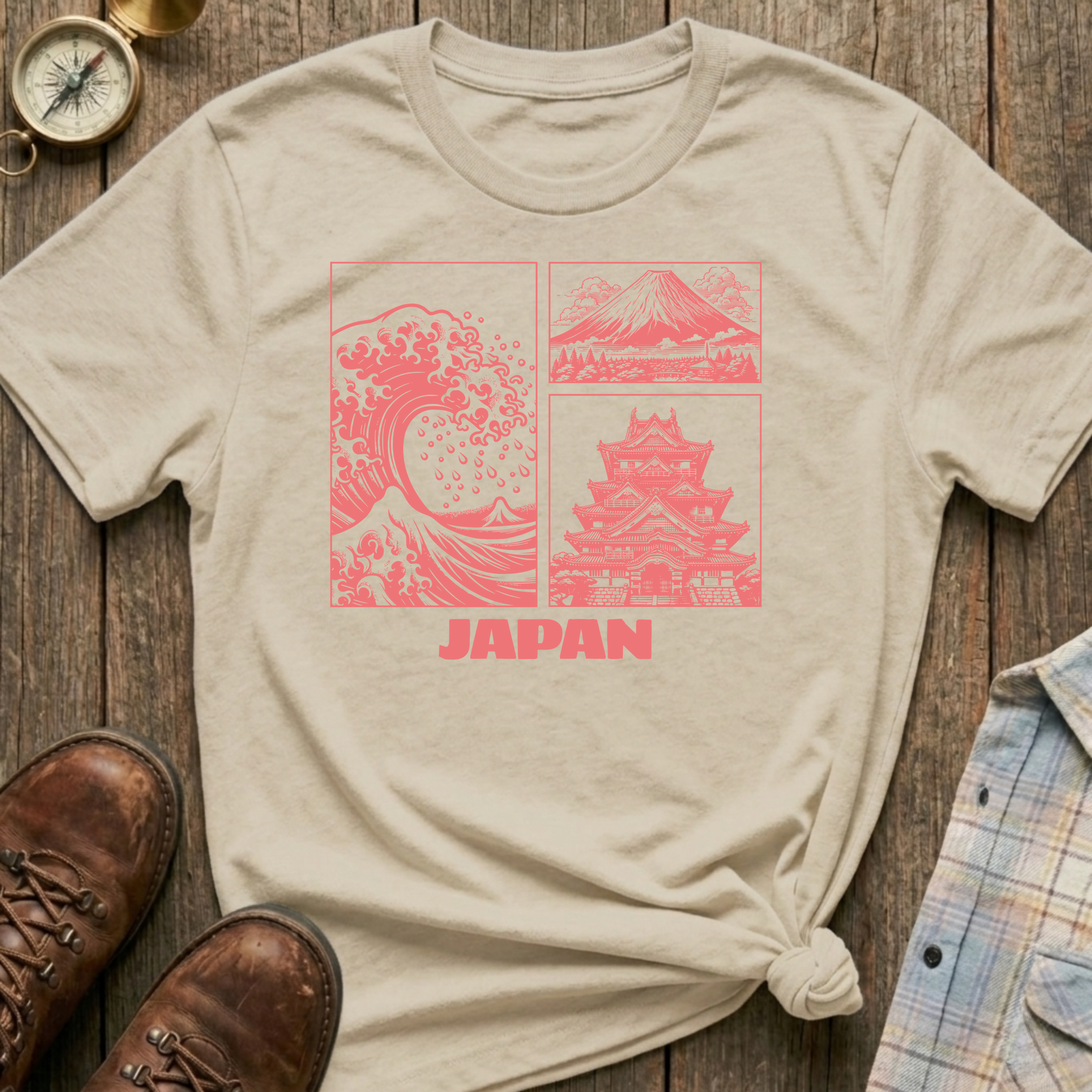 Japan Landmarks T-Shirt