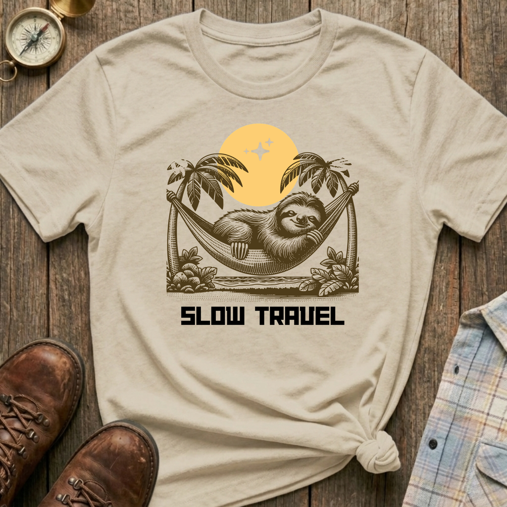 Slow Travel Sloth T-Shirt