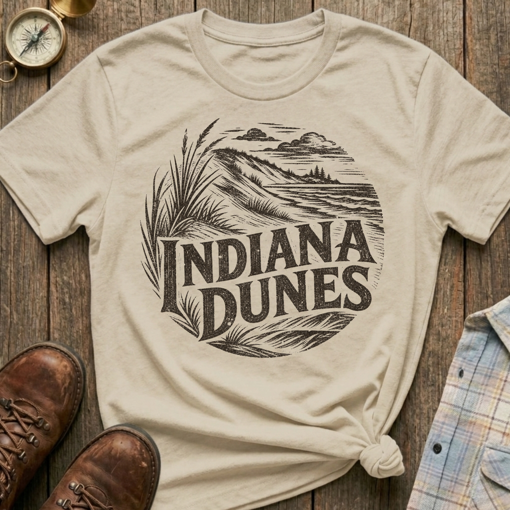 Indiana Dunes Sketch T-Shirt