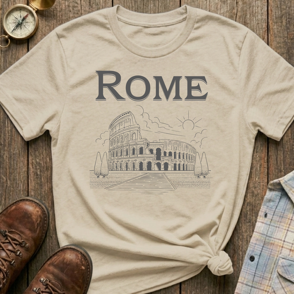 Rome Sketch T‑Shirt