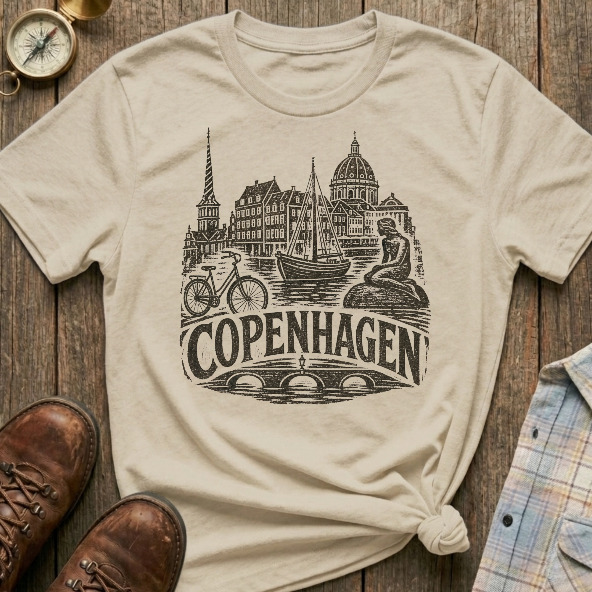 Copenhagen Sketch T-Shirt