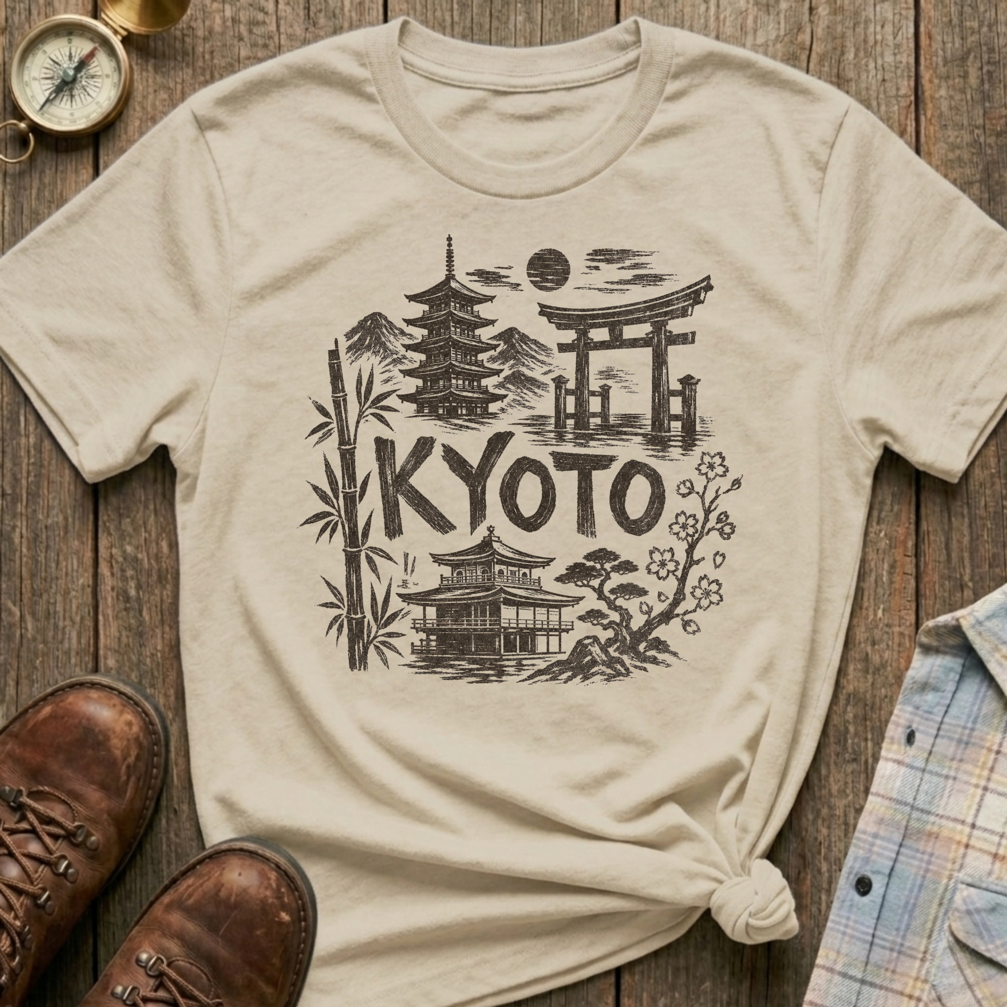 Kyoto Sketch T-Shirt