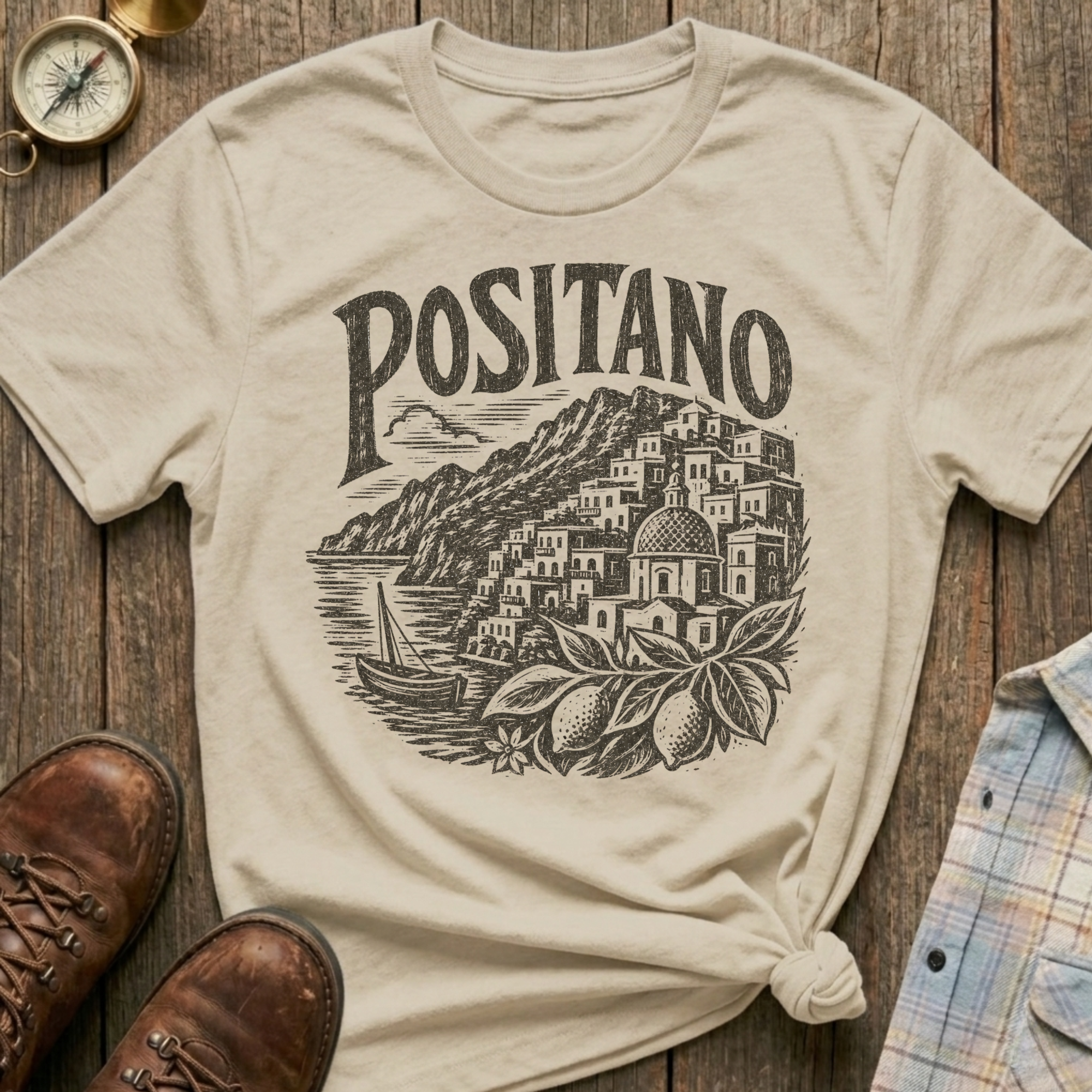 Positano Sketch T-Shirt