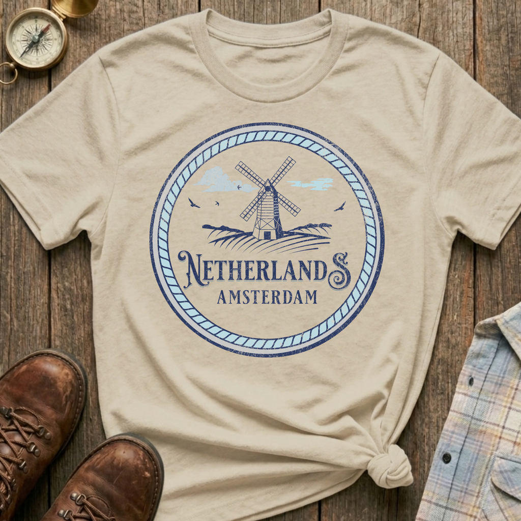 Netherlands Windmill T-Shirt