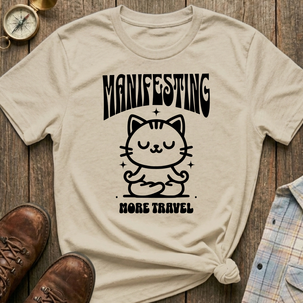 Manifesting Travel T-Shirt