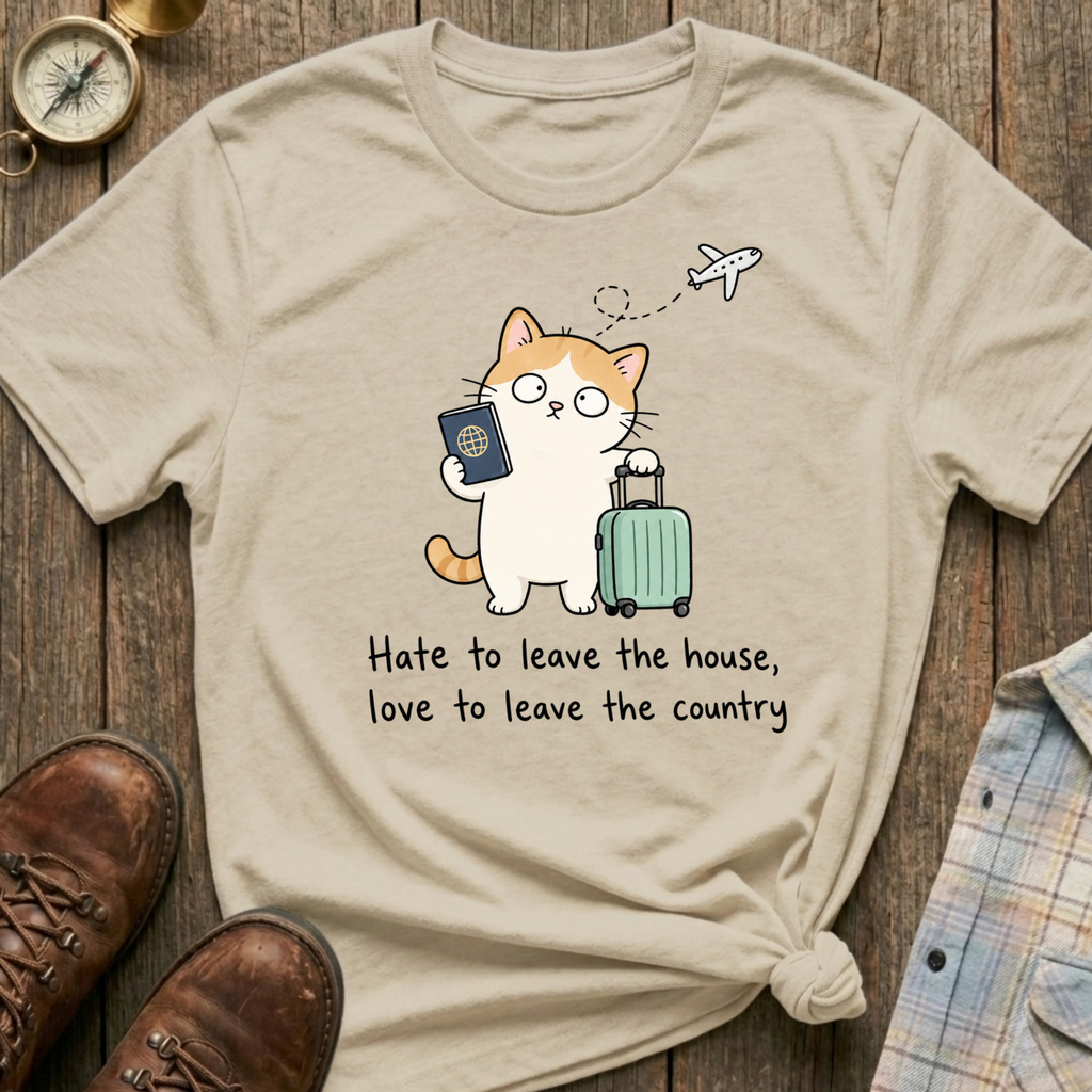 Cat Travel T-Shirt