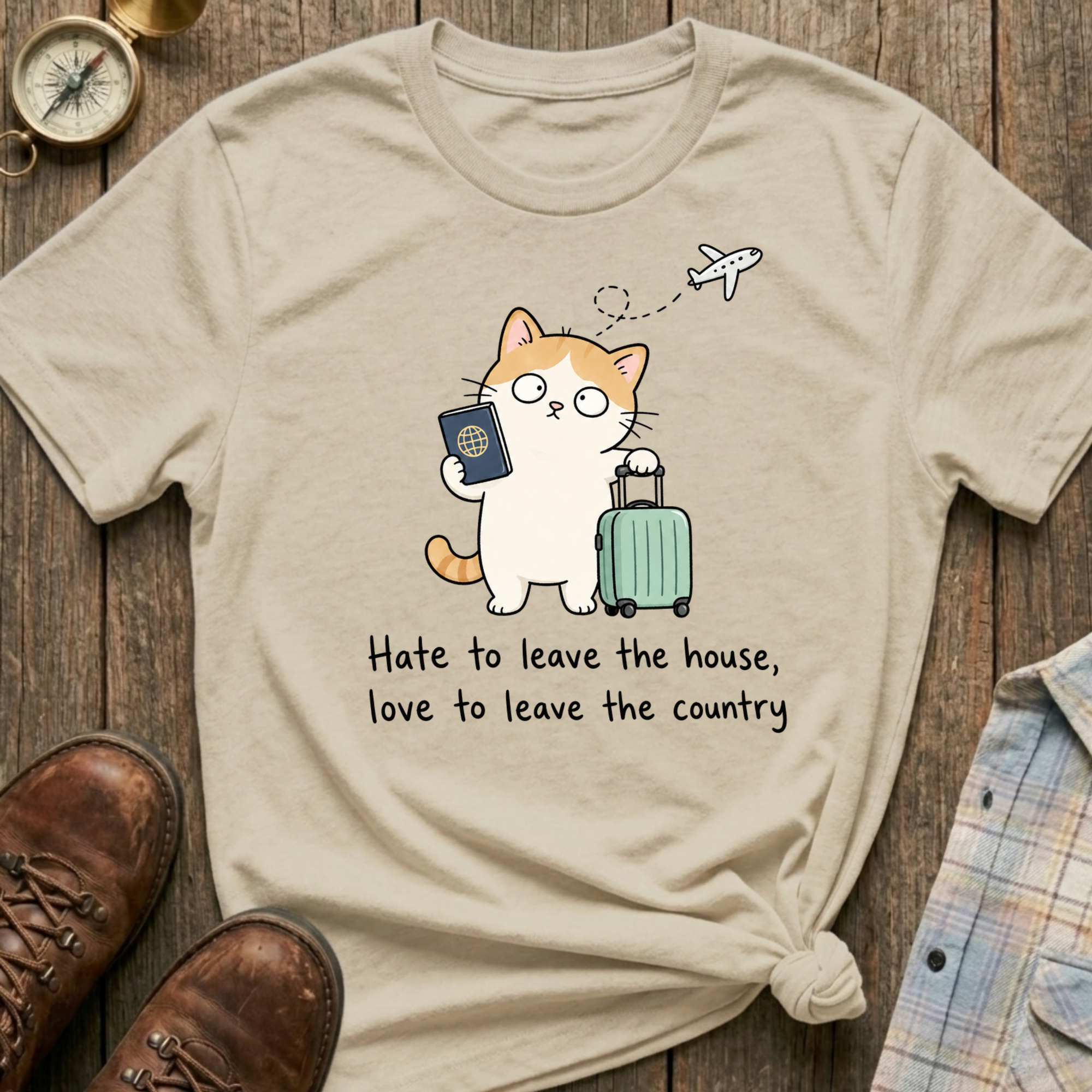 Cat Travel T-Shirt