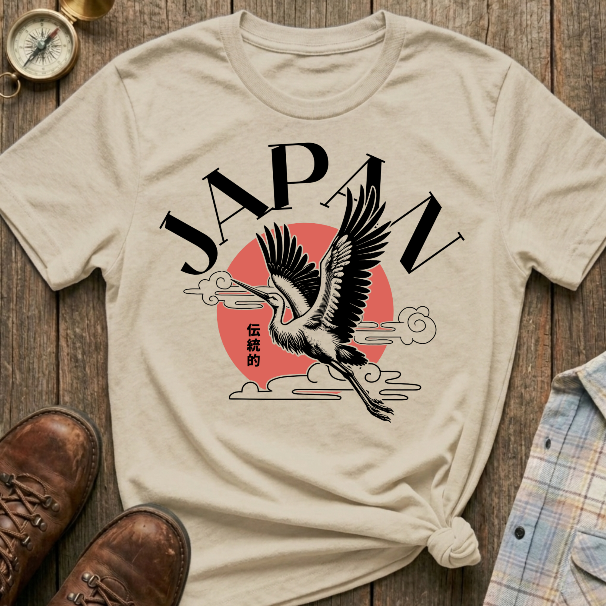 Japan Crane T-Shirt