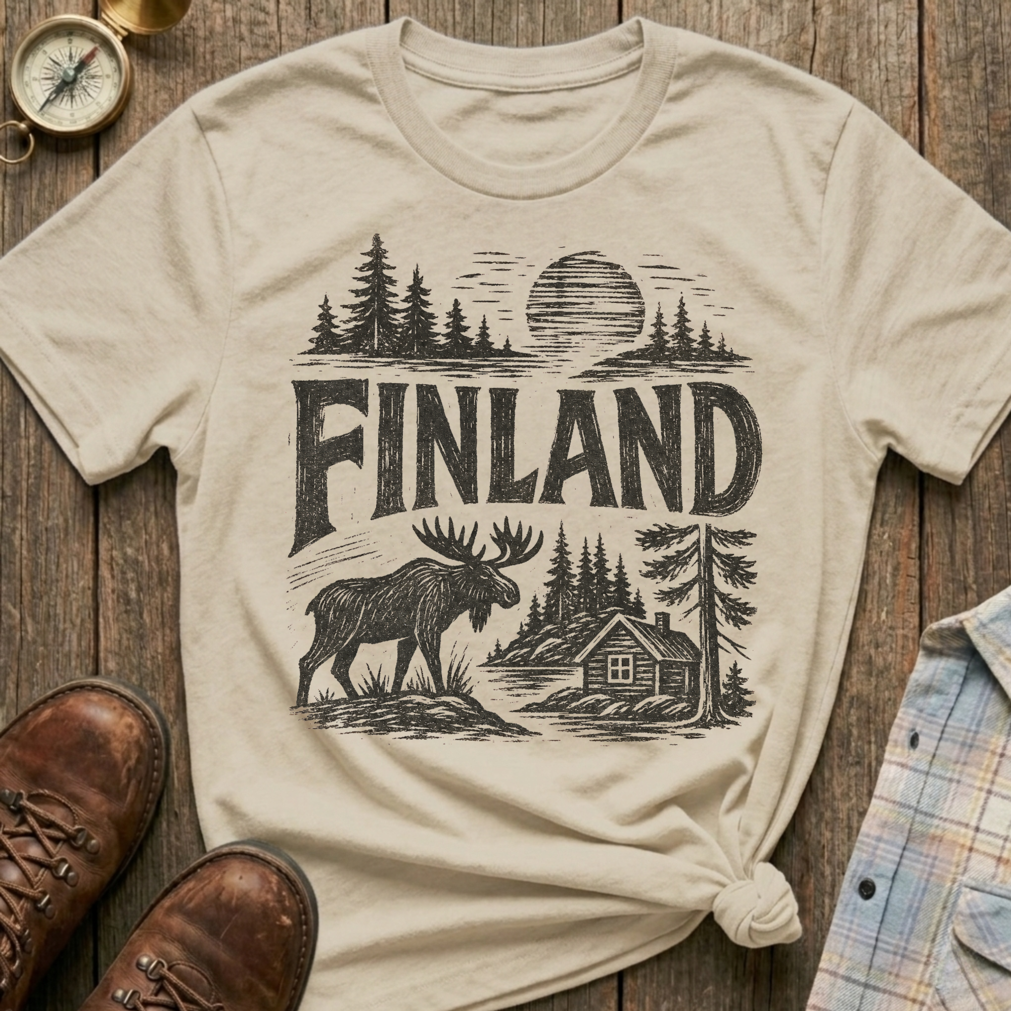 Finland Sketch T-Shirt