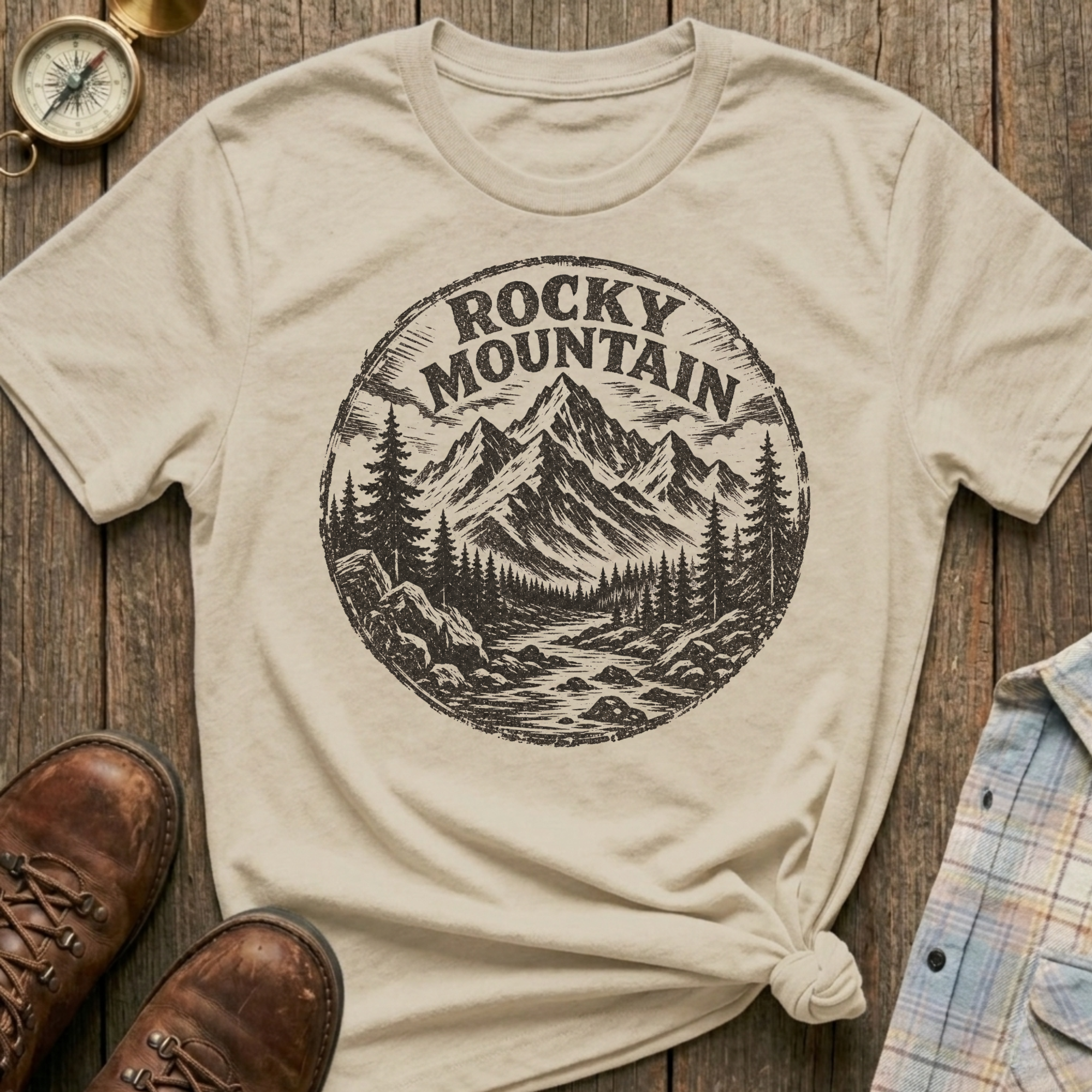 Rocky Mountain Sketch T-Shirt