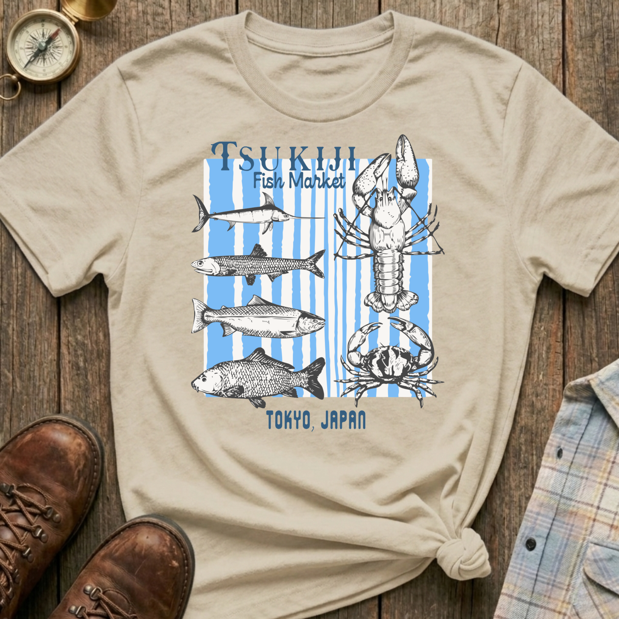 Tsukiji Graphic T-Shirt