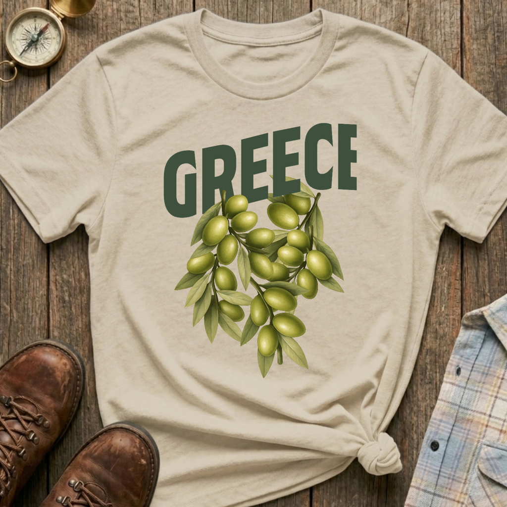Greece Olive T-Shirt