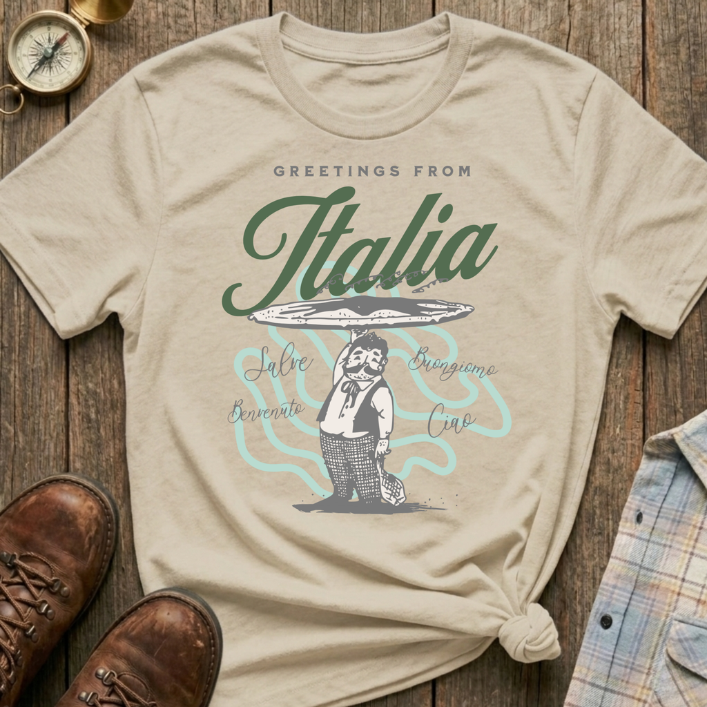 Italia Postcard T-Shirt