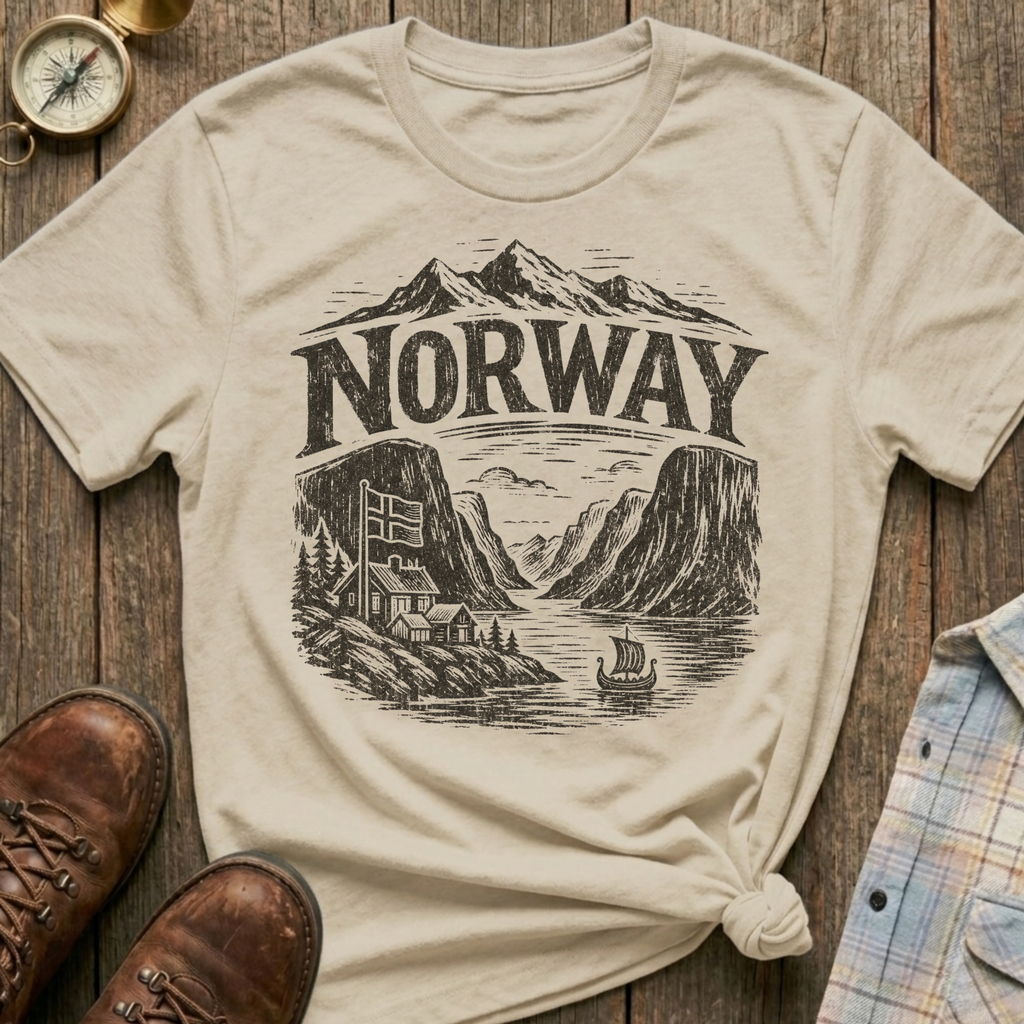 Norway Sketch T-Shirt
